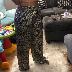 Cheetah Print Palazzo Pants